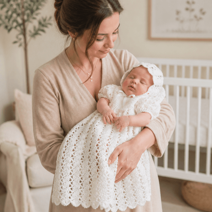 Free Crochet Little Cherub Set Pattern